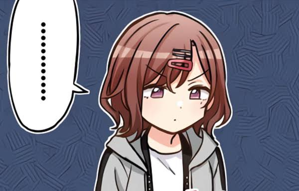 Image of Madoka Higuchi from Idolmaster Shiny Colors, in chibi form, staring in disappointment.